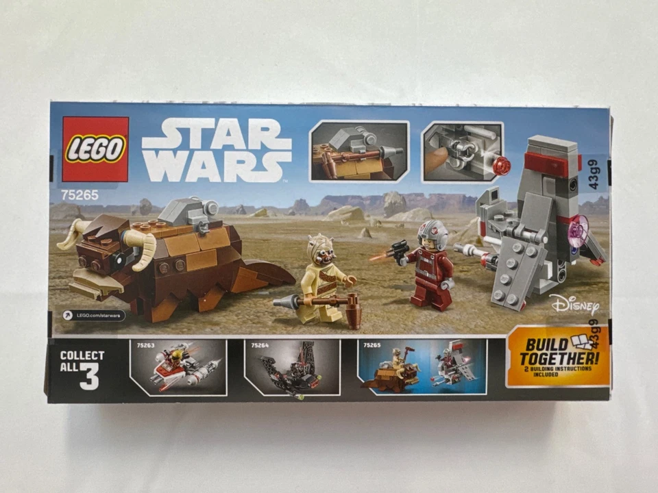 LEGO 75265 Star Wars T-16 Skyhopper vs Bantha Microfighters New And Sealed - Image 2 of 2