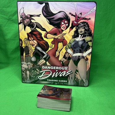 2011 Dangerous Divas Series 1  Foil Parallel set and Binder