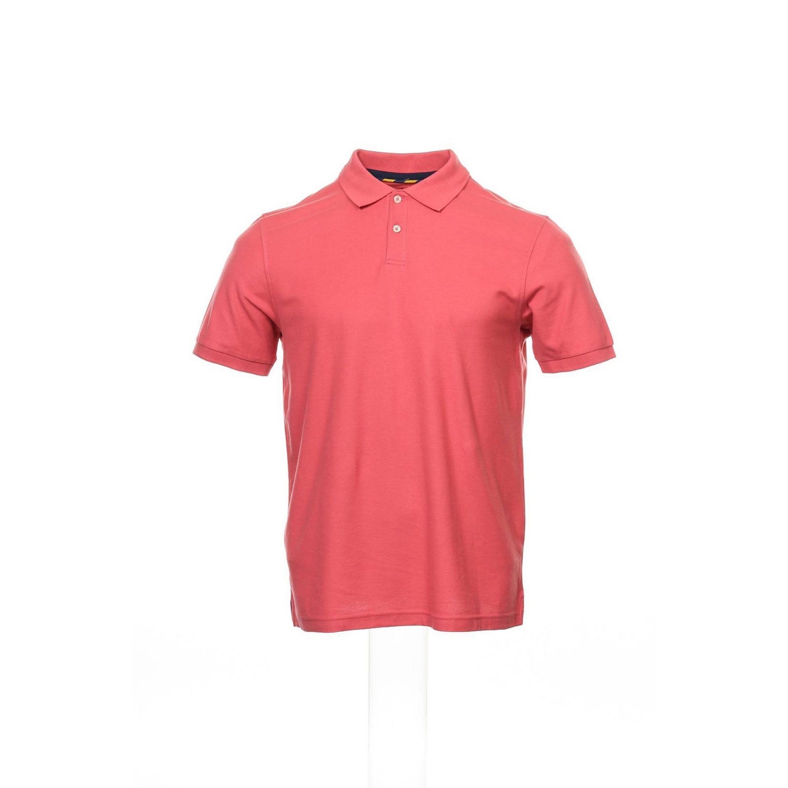 Club Room Mens Regular Fit Textured Polo Comfortable Shirt Pink Size M NWT