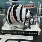 Ja'Marr Chase Autographed Cincinnati Bengals Speed Mini Football Helmet - BAS