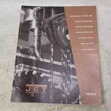 Vintage 1993 Jet Industrial Tools Catalog Saws Woodworking Sanders Grinders