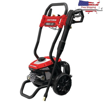 #ad Electric Pressure Washer 1900 PSI 1.2 GPM Soap Tank Onboard Storage 25ft Hose US $310.50