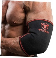Elbow Sleeves 5mm 1 Pair - High Performance Elbow Sleeve Small Black/Red