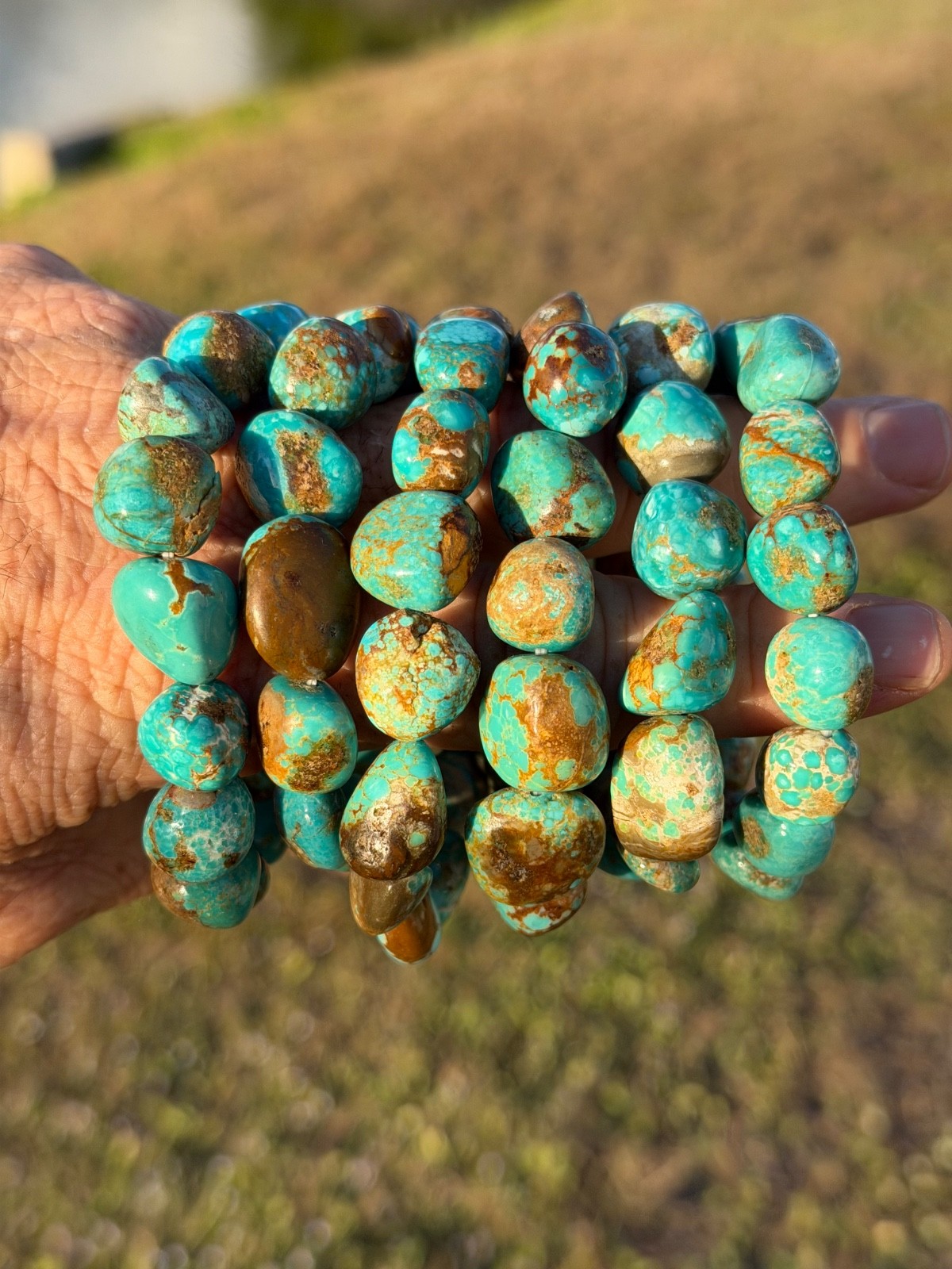 Number Eight Mine (Nevada) Turquoise Bracelet