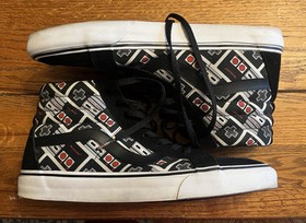 Vans Nintendo NES Controller 'GAME OVER SK8-Hi High Top Shoes Mens Size 13 Great