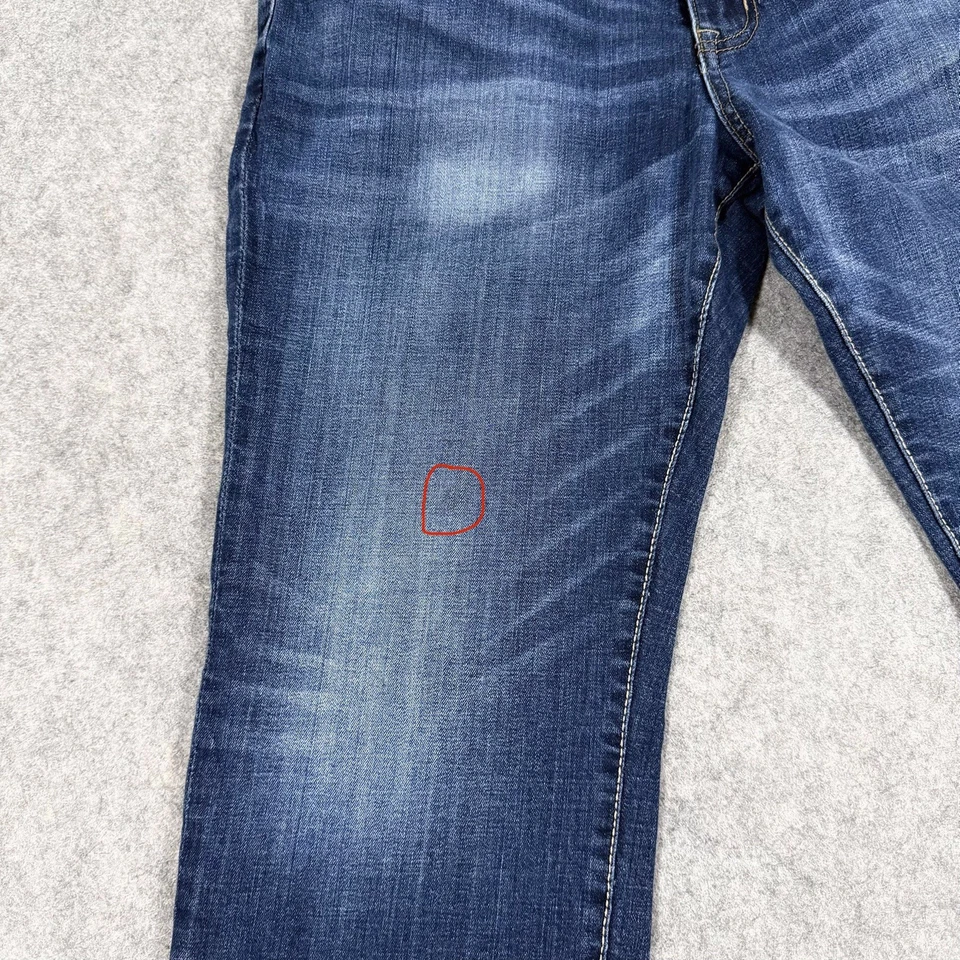 William Rast Straight Leg Jeans Men's Size 34x30 (Actual Fit 35x28.5) Blue Denim - Image 2 of 4