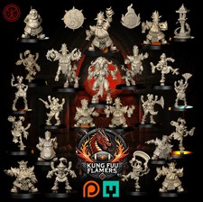 The Kung Fu Flamers Team (x22)/Chaos Dwarves/Fantasy Football
