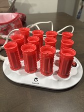 Rollers.. Calista Hot Rollers 12pc Set No Clips. Carrying Case.