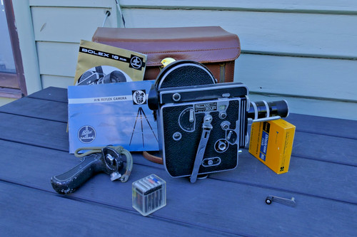Bolex H16 Reflex Movie Camera,  Yvar 2.8/75,  ,  Working - tidy example