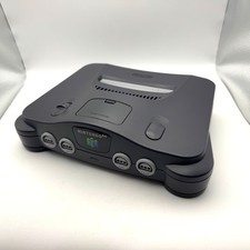 NINTENDO 64 N64 CONSOLE BLACK PAL SYSTEM ONLY FULLY TESTED! *NO JUMPER PAK!*