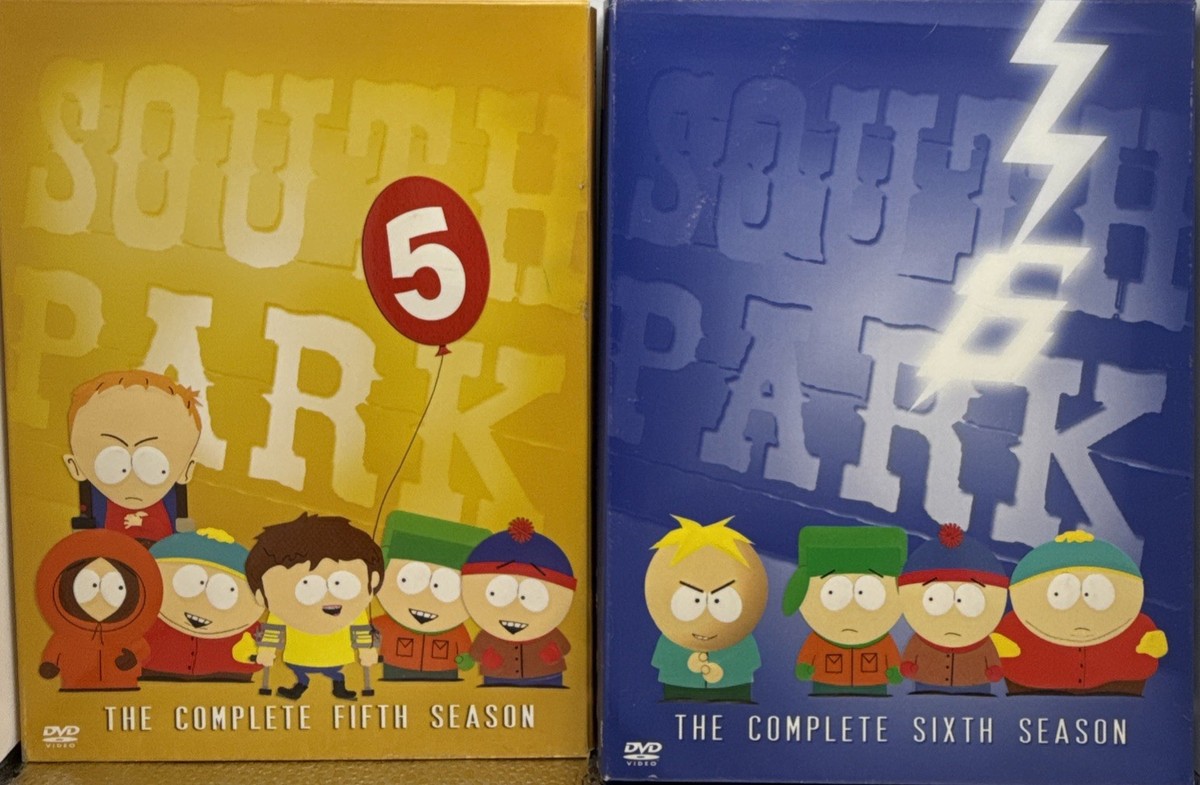 South Park DVD Seasons 1-16, 18, 19 *Pre Owned* (12-16, 18 & 19