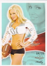 BENCHWARMER  CARD OF TERESA BROWN  04/10 HOBBY GREEN BACK.    EXCELLENT COND