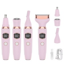 4-in-1 Electric Razor for Women Painless Hair Removal Face  Body Shaver Trimmer