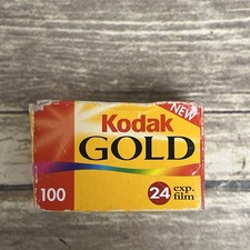 Kodak Gold 100 Film 24 Exp. Film Roll Expired 07/1999 Bright Light