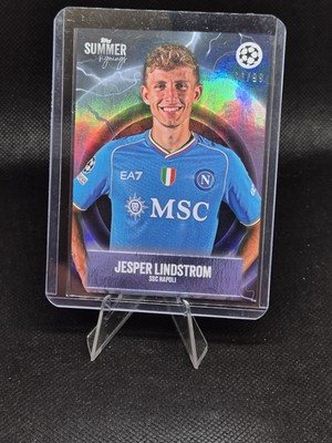 Jesper Lindstrom SCC Napoli /99 Topps Summer Signings 2023