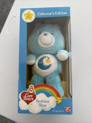 Care Bears 20th Ann. Collector Edition 10" Plush Bedtime Bear New in the Box - Image 1 of 4