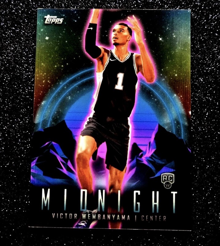 2023-24 Victor Wembanyama RC Topps Midnight Rookie Refractor #50 SP 🔮🔮