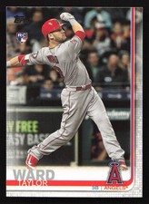 2019 Topps #588 Taylor Ward RC Rookie Card Los Angeles Angels. rookie card picture