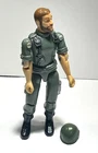 Vintage 1982 G I Joe Straight Arm Figure  BREAKER -with  helmet - read