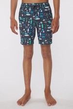 O'Neill Men's Mashup Volley Swim Boardshort in Gray/Blue - Sz M