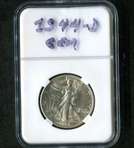 1944-D Walking Liberty Silver Half Dollar CHOICE BU *UNCIRCULATED*
