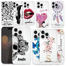 Girl Pattern Custom Phone Case For iPhone 17 16 15 Pro Max 14 13 Clear TPU Cover