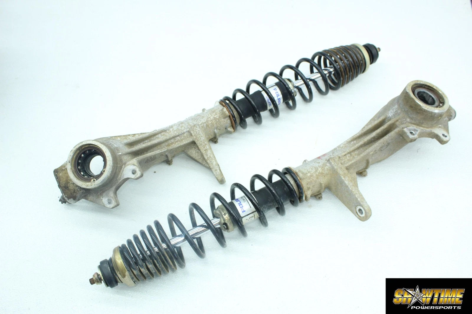 01-05 POLARIS SPORTSMAN 400 FRONT LEFT RIGHT SHOCK ABSORBER SUSPENSION KNUCKLES