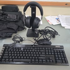 Corsair K100 RGB Optical Mechanical Gaming Keyboard Headset  Mouse