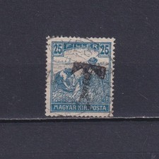 HUNGARY, Postage due, overprint  T  on 25 filler (1916-1918), Used