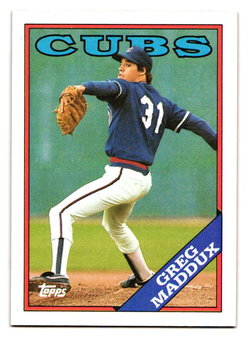 1988 Topps - Greg Maddux #361 Chicago Cubs HOF