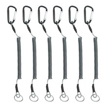 Stretchy Spiral Keyring Spiral Retractable Coil Spring Key chain Anti-Lost St...