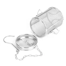 Stainless Steel Large Tea Ball Seasoning Strainer Cooking Filter 12 × 10 cm