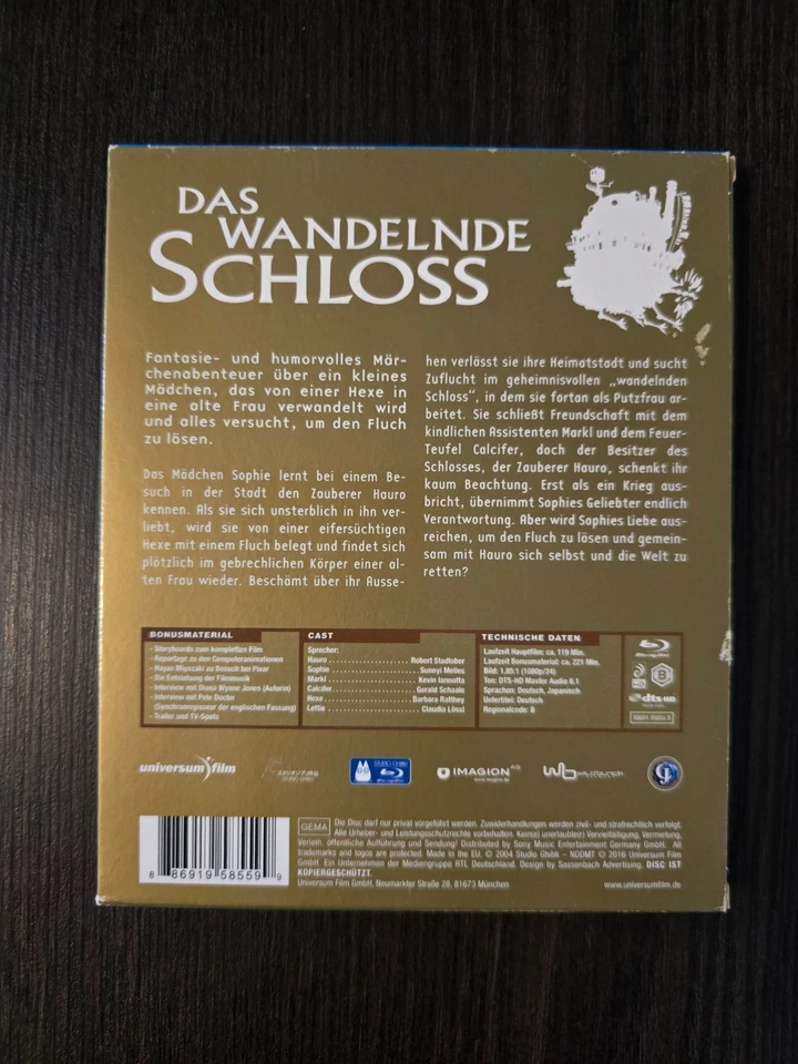 Das wandelnde Schloss Studio Ghibli Blu-ray Collection - Bild 2 von 3