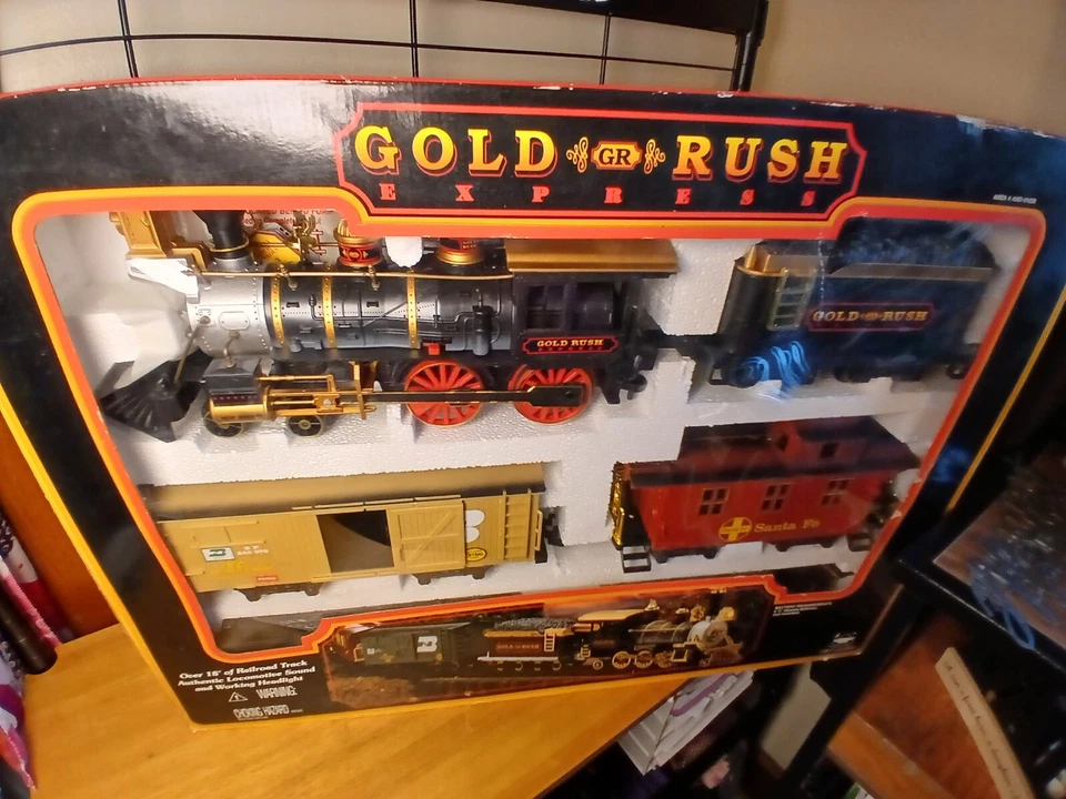 Gold Rush Express G-Scale Train Set By New Bright No. 186 2003 - Image 4 of 4
