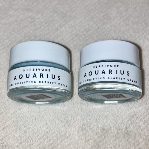 2x Herbivore Aquarius Pore Purifying BHA Cream MINI .25oz, 7.5mL Each NWOB eBay