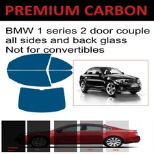 Premium Carbon Window Tint fits BMW 1 series 2008-2013 precut window tint