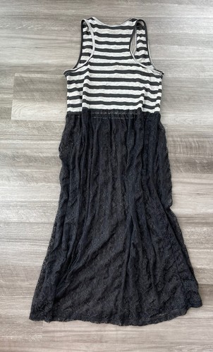 Double Zero Long Lace Tank Top Size S Scoop Neck - Picture 3 of 3
