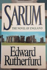 Sarum The Novel Of England Hardcover By Edward Rutherfurd 1987 First Edition