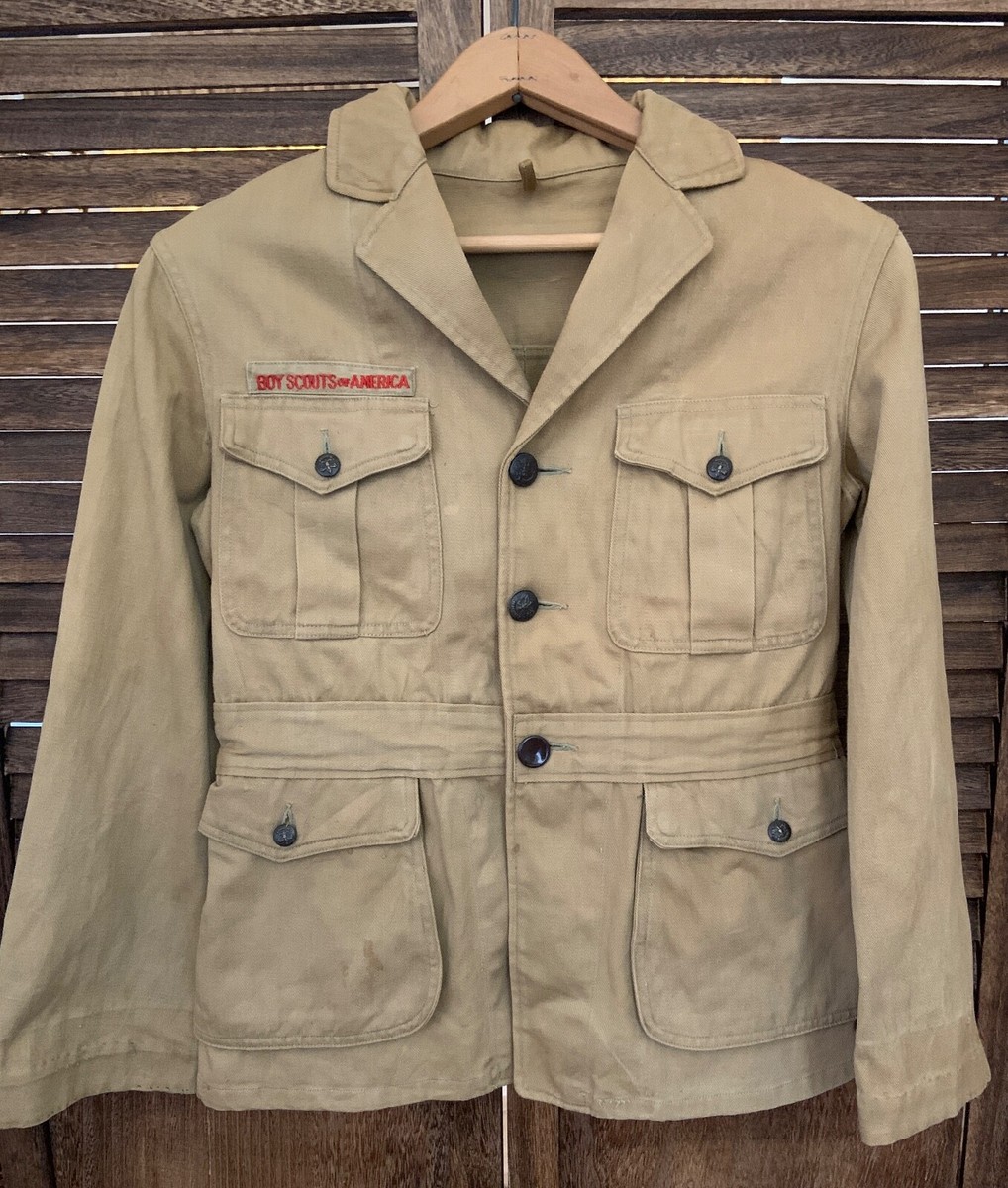 Vintage 1920s ? BOY SCOUTS OF AMERICA Uniform TUNIC Jacket BSA