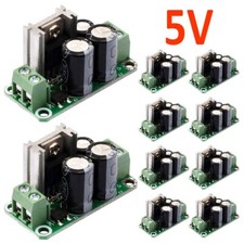 10Pcs Single Regulated Power Supply Module AC to DC 5V Rectifier Filter Board 1A