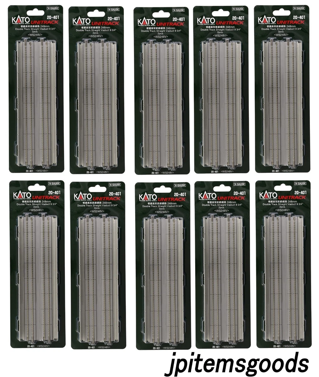 Kato n cheap scale double track