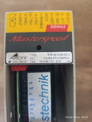 SERVOANTRIEB AXOR MASTERSPEED MTS140 DC