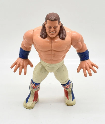 WWF British Bulldog Series 4 Loose Action Figure Hasbro 1992