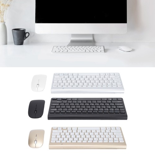 Keyboard Mouse Combo Wireless 2.4G USB Ultraslim Ergonomic Wearproof Keyboa BST - Picture 4 of 31