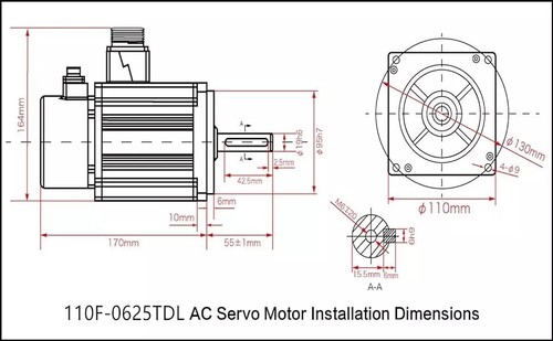 『UK&UE』400W kit servomotore AC 750W 2KW 1,8 kw 1,5kw 1500w 1000w 1800w - Foto 8 di 8
