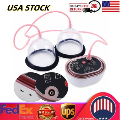 C Cups Breast Enlargement Enhancement Pump Vacuum Therapy Body Massage Machine