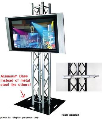 CedarsLink TRUSS PLASMA STAND 6.56' BOX TRUSS PLASMA TV STAND 100% ALUMINUM 