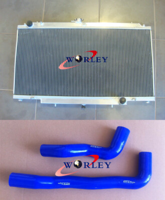 3 ROW Aluminum Radiator+Hose For Nissan GU PATROL Y61 PETROL 4.5L TB45 ...