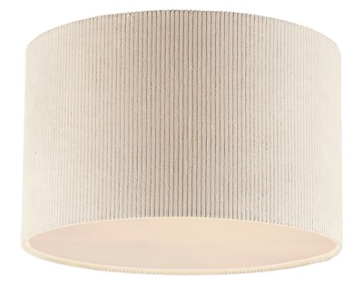 Just Light. DURO Deckenlampe Deckenleuchte E27 Beige Cord Ø 35 cm