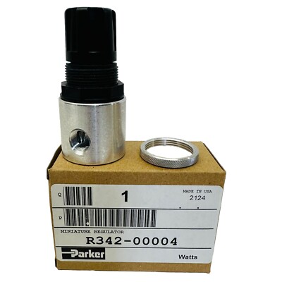 PARKER R342-00004 MINIATURE REGULATOR VALVE PRSSURE RANGE 0-125 | eBay